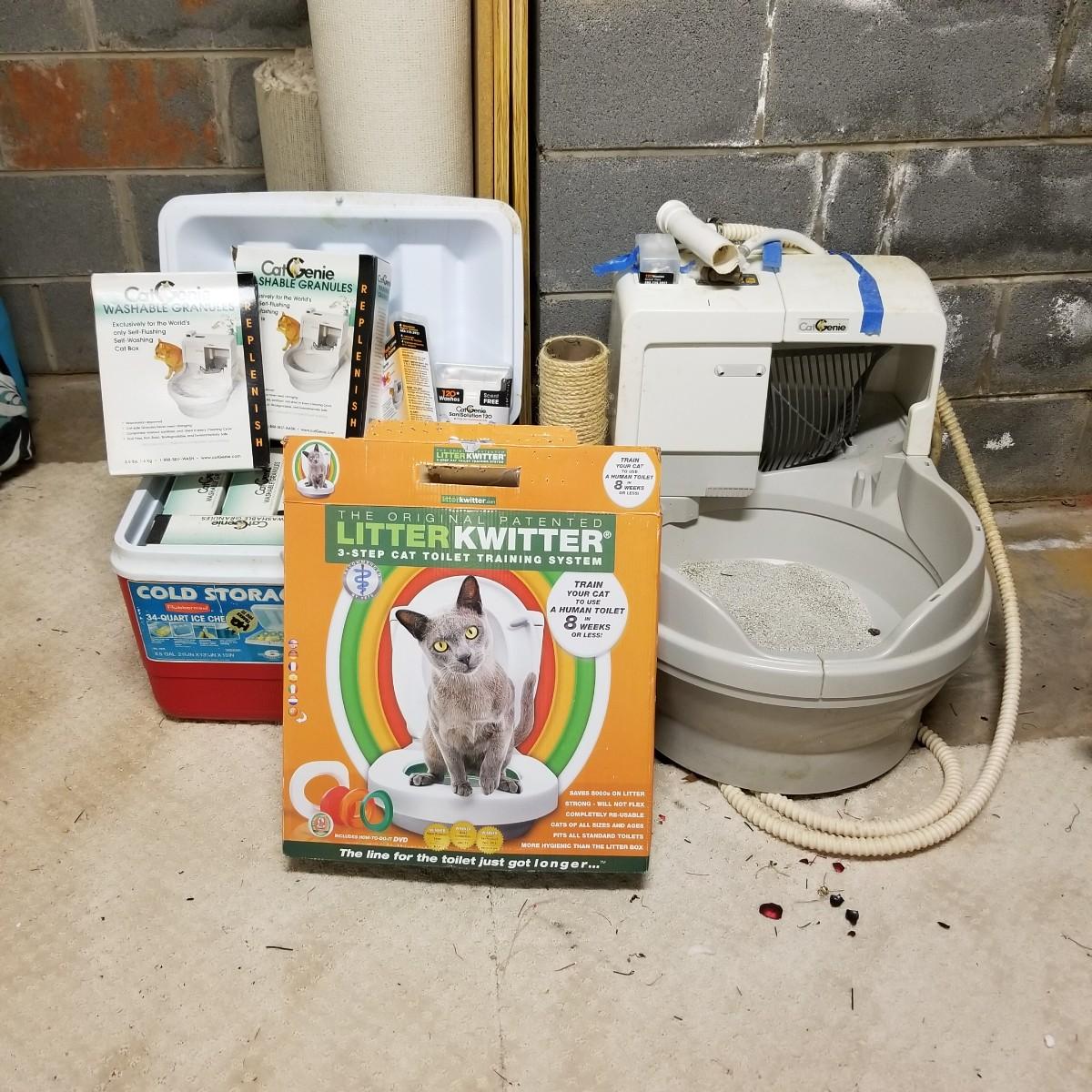 Cat Genie Litterbox System, Supplies & More (BSJS)