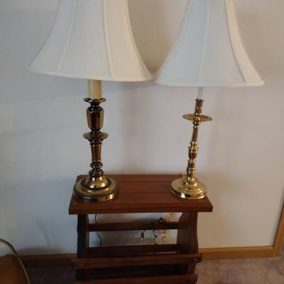 Brass Toned Lamps