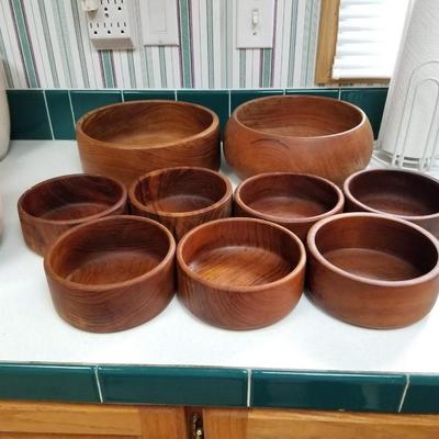 Teak Salad Bowls