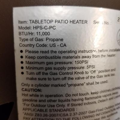 Tabletop Outdoor Patio Heater (BS-JS)