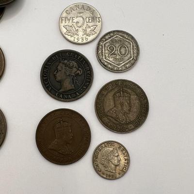 8763 Antique Coins 1816, 1818 Coronet Head Large Cent, 1893 Columbian Exposition Half Dollar & more
