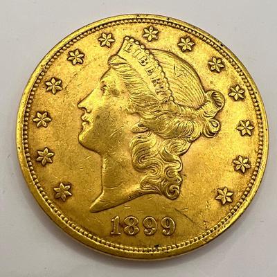 8764 Twenty Dollar 1899 Liberty Gold Coin