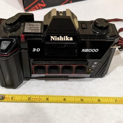 Nishika N8000 3D 35mm Camera and Accessories