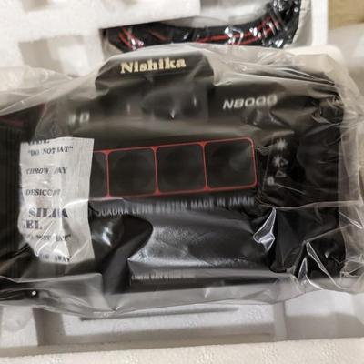 NOS Nishika N8000 3D 35mm Camera and Flash