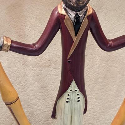 Import Collection Bellhop Monkey Double Lamp