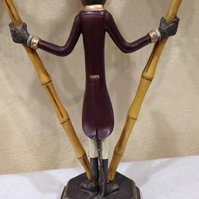 Import Collection Bellhop Monkey Double Lamp