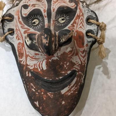 Middle Sepik Mixed Media Ceremonial Dagger Mask