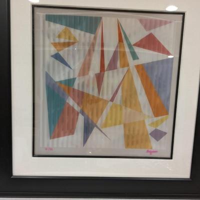 Numbered & Framed 'Destiny Carnival' Optical Art by Agam