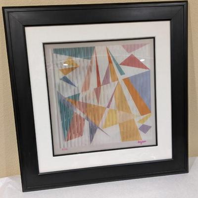 Numbered & Framed 'Destiny Carnival' Optical Art by Agam