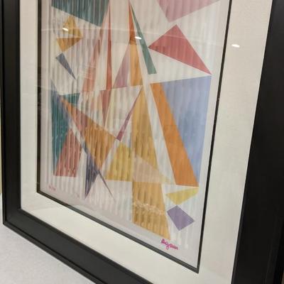 Numbered & Framed 'Destiny Carnival' Optical Art by Agam