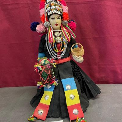 Akha Thai culture doll