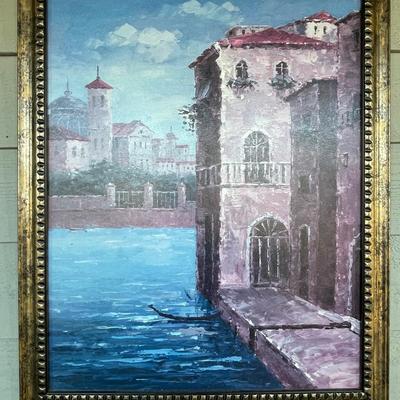 Framed artwork of Venice, Italy