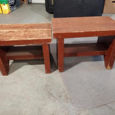 Wood Foot Stools