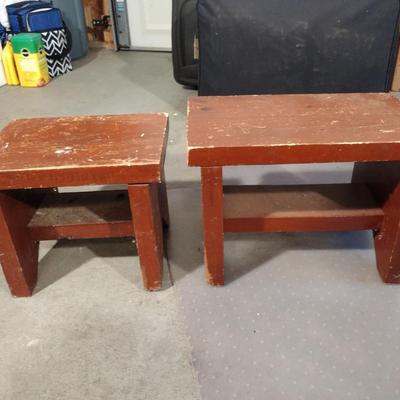 Wood Foot Stools