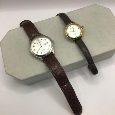 8751 Ladies AKRIBOS Watch & Mens Pulsar Watch
