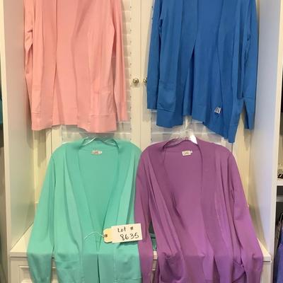 Lot 9015 Lot of Four Cielo Ladies Cardigan Sweaters ( size Medium )