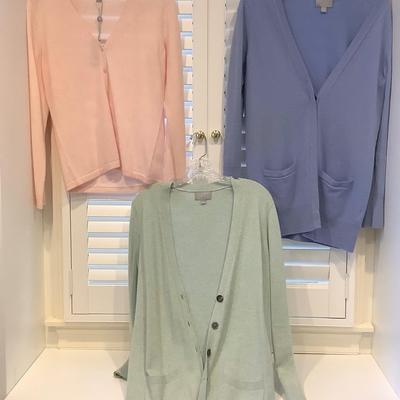 Lot 8639 Lot of Ladies Pure Collection Cardigan Sweaters ( size 6 )