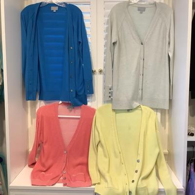 Lot 8640 Lot of Ladies Pure Collection Cardigan Sweaters ( size 6 )