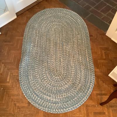 Lot 8643. Braided Area Rug