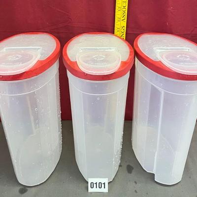 3 large storage containers