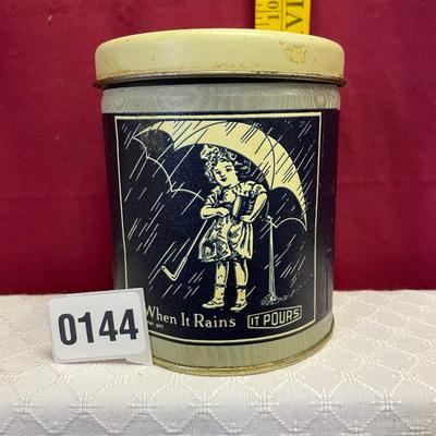 Mortonâ€™s Salt tin