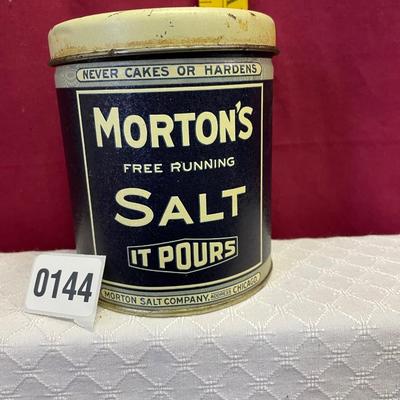 Mortonâ€™s Salt tin