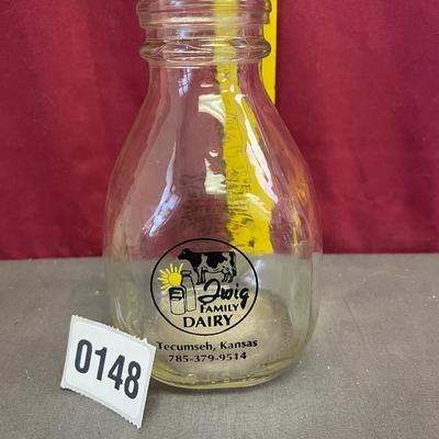 Small milk bottle