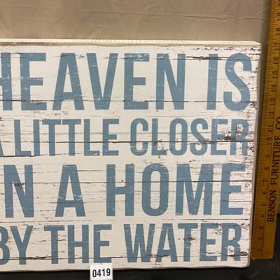 Home sign