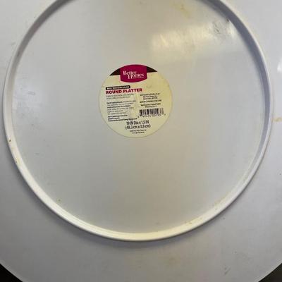 Large plastic tray