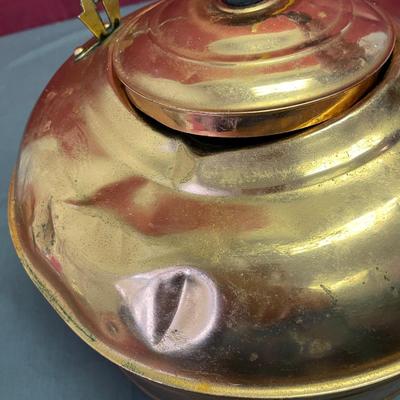 Large copper teapot