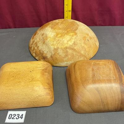 Wood bowls