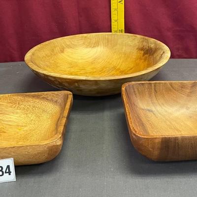 Wood bowls