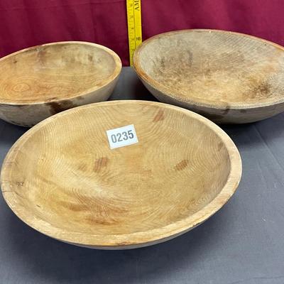 Wood bowls