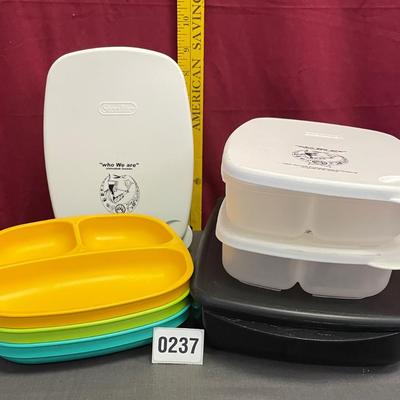 Kids plates and food storage
