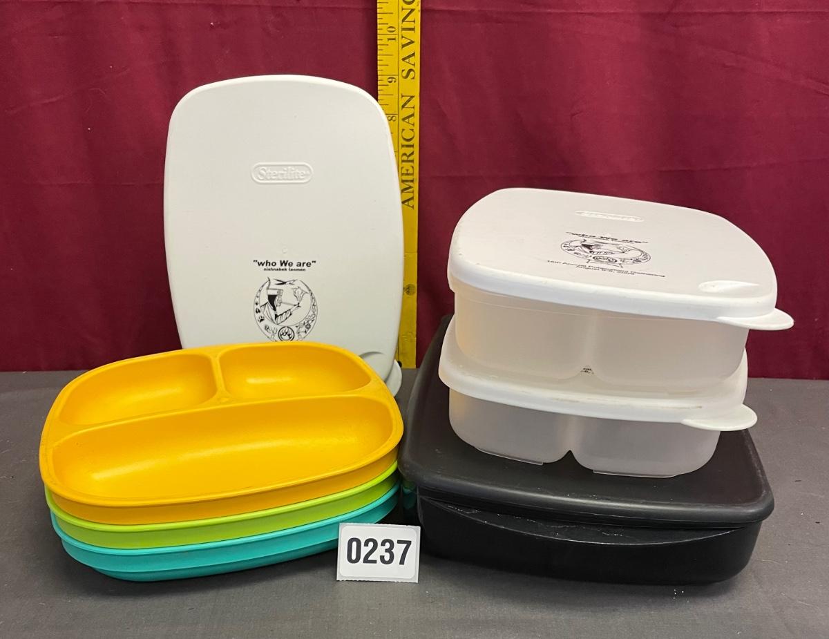 Kids plates and food storage | EstateSales.org