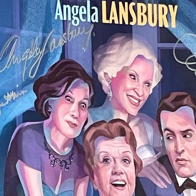 LOT 5  CAST SIGNED BROADWAY POSTER NOEL COWARD'S BLITHE SPIRIT ANGELA LANSBURY