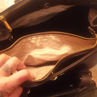 HORNBACK CROCO SATCHEL HANDBAG