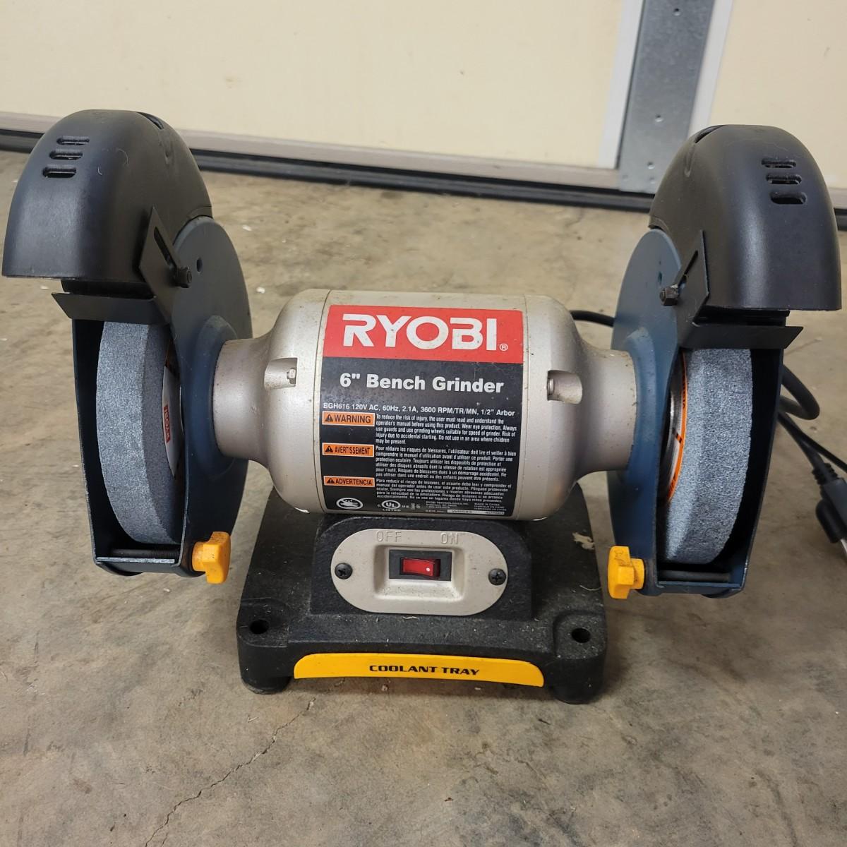 Ryobi 6" Bench Grinder BGH616 (GDW)
