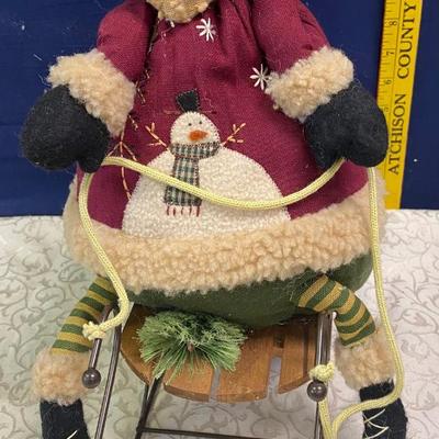 Santa and sled