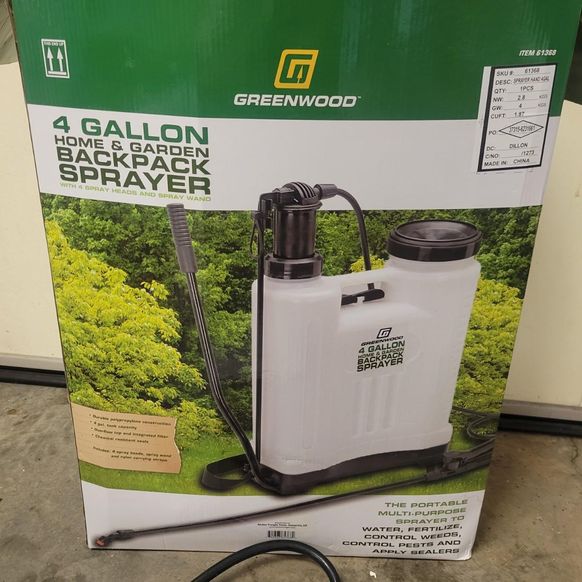 Greenwood 4 Gallon Backpack Sprayer (GDW)