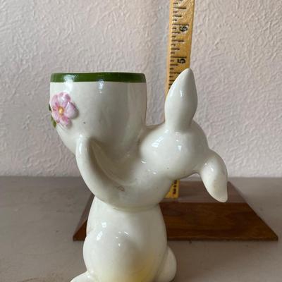 Avon rabbit trinket holder
