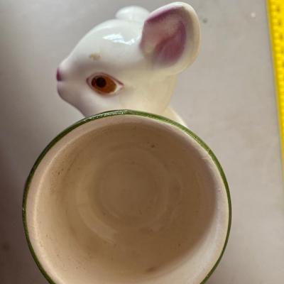 Avon rabbit trinket holder