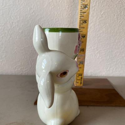 Avon rabbit trinket holder