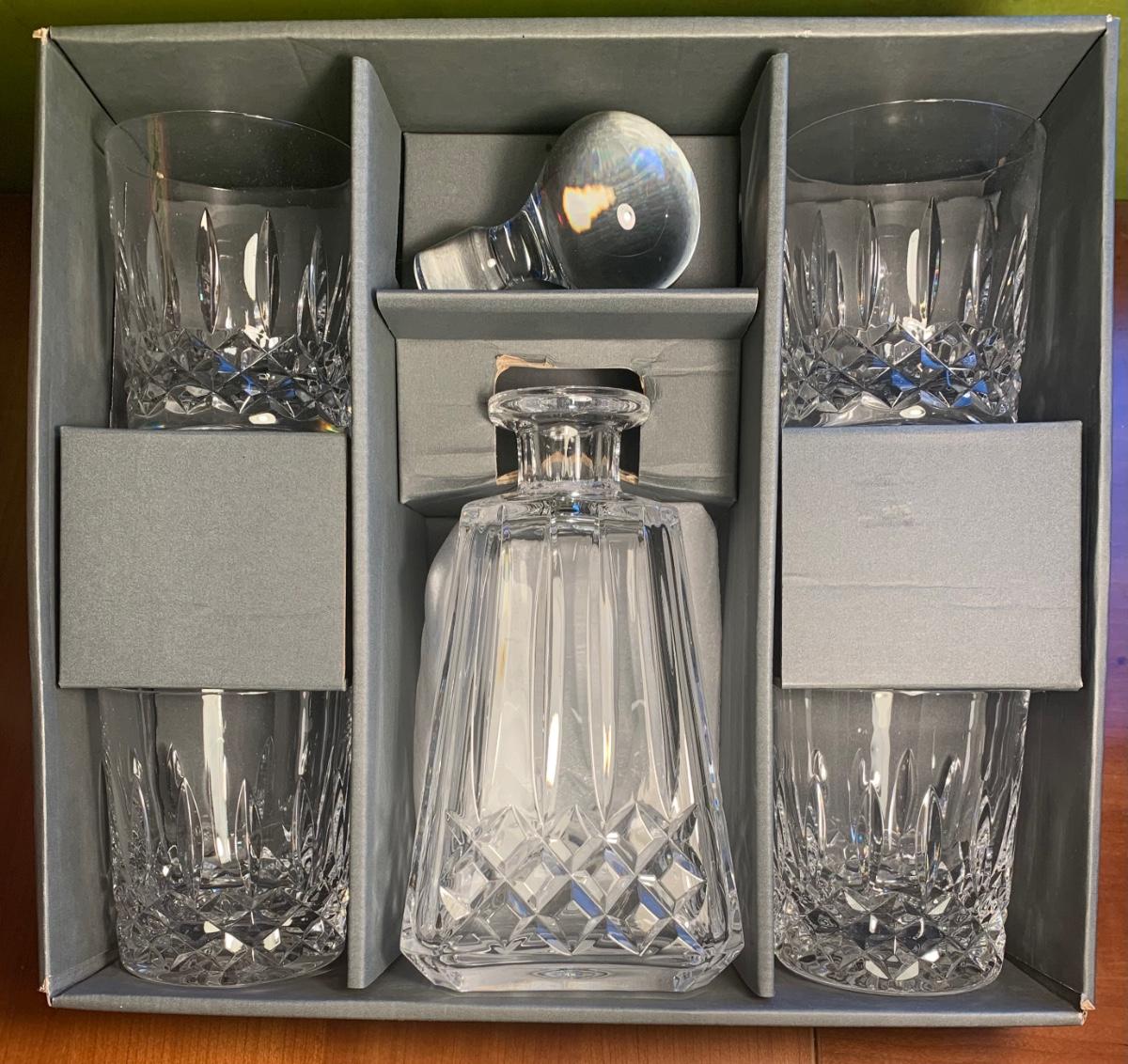Vintage Waterford Lissadel Decanter Boxed Set