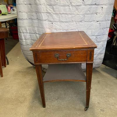 #4 Vintage Wood Side Table