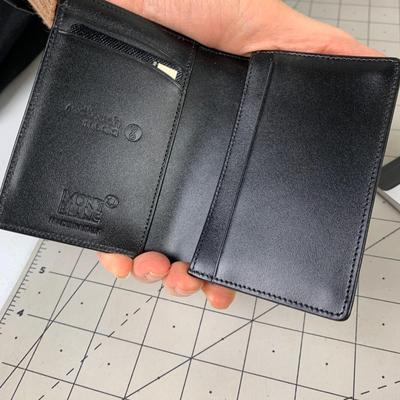 #33 Mont Blac Leather Wallet
