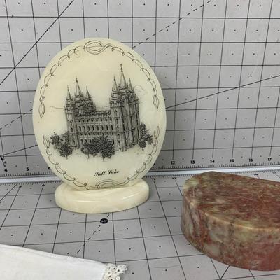 #96 Salt Lake Temple Stone and Sewing Stone Case