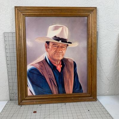 #117 John Wayne Framed Photo