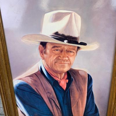 #117 John Wayne Framed Photo