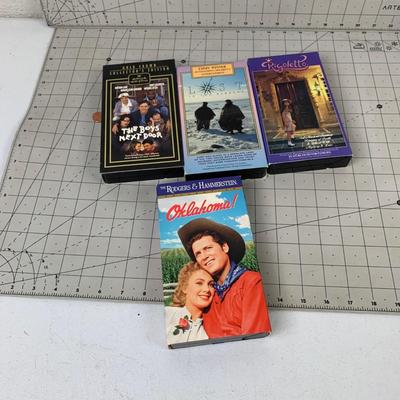 #129 Oklahoma, Rigoletto, Lost and The Boys Next Door VHS